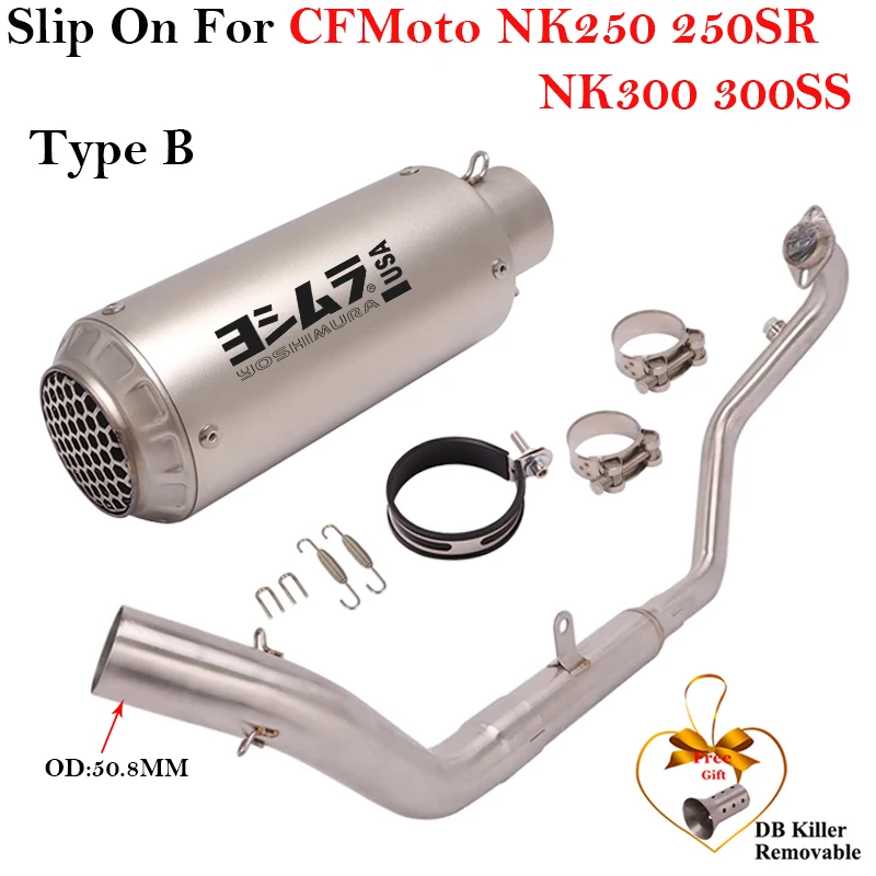 Escape completo para CFMoto NK250, NK300, NK250SR y NK300SR - imagen 3