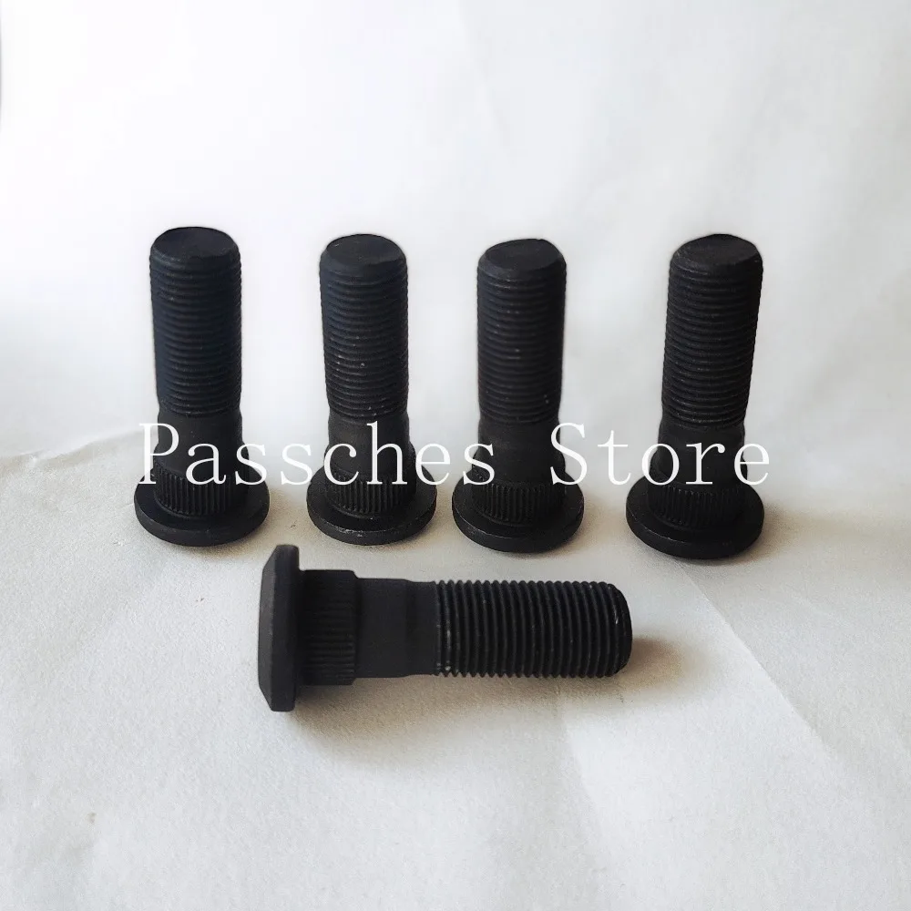 5 uds pernos de rueda tornillos estriados para Ford Transit M16x1,5 moleteados diámetro 18,5mm longitud 59mm - imagen 3