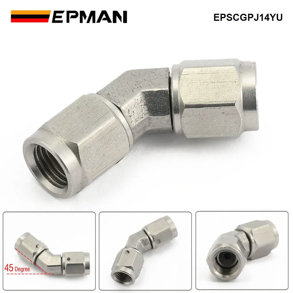 Conector freno rotativo AN3 EPMAN terminal manguera acero inoxidable EPSCGPJ - imagen 3