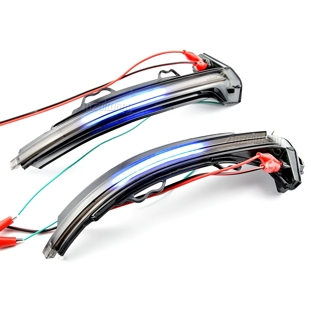 Intermitente dinámico LED para Audi A4 A5 B9 S5 RS5, indicador de espejo secuencial 2017 2018 2019 2020 2021 - imagen 4