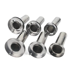 Silenciador escape cromado universal - 85 a 110 mm