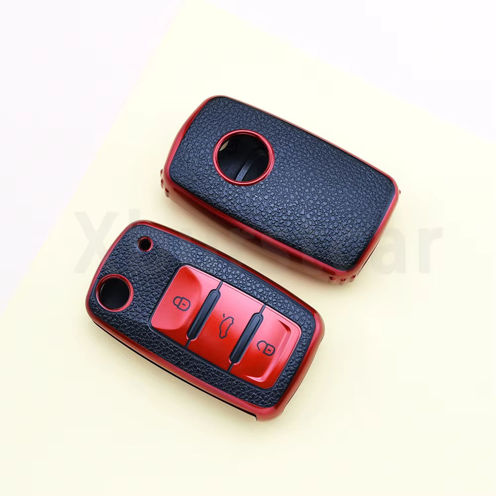 Vista de la carcasa protectora para llave de automóvil
