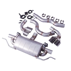 GFC escape catback de acero inoxidable para Audi TT 2.0T 4WD