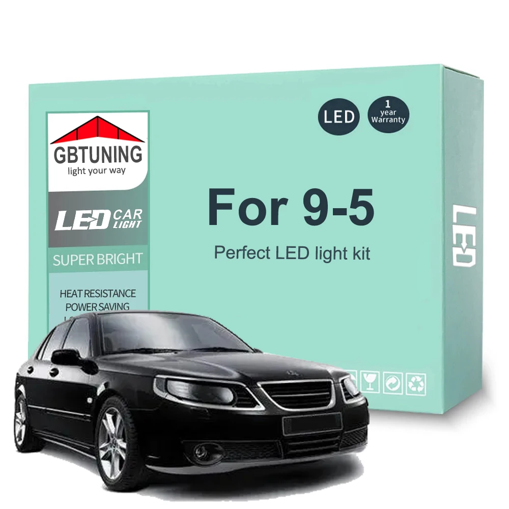 Kit bombillas LED interior Canbus Saab 9-5 YS3G 1998-2009
