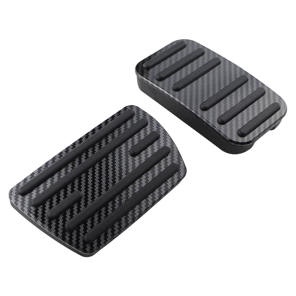 Almohadillas pedales deportivos Honda Civic 2016-2024 fibra carbono