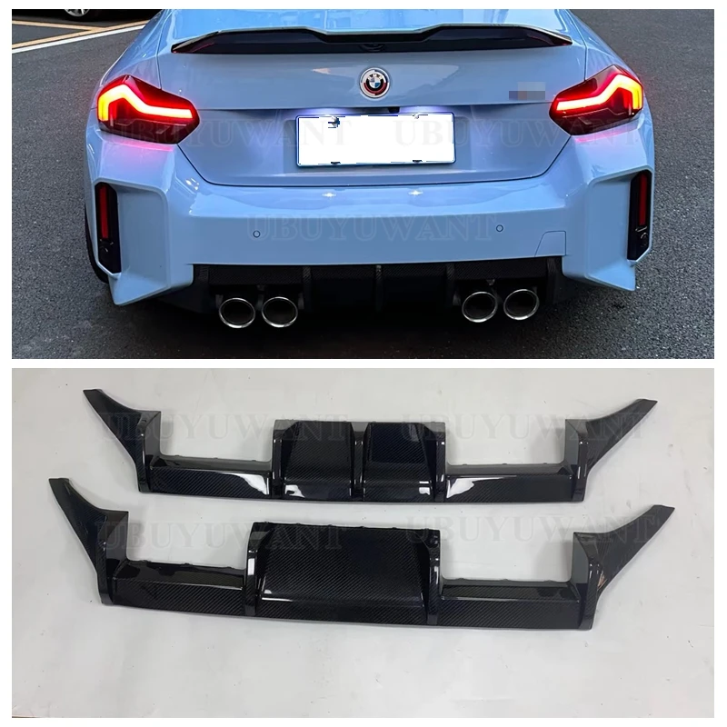 Difusor trasero de fibra de carbono para BMW M2 G87 - imagen 5
