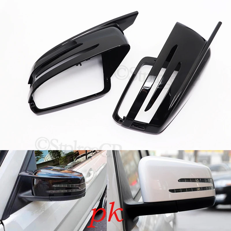 Carcasas de retrovisor efecto carbono Mercedes W204/W212/W176/W246 - imagen 2