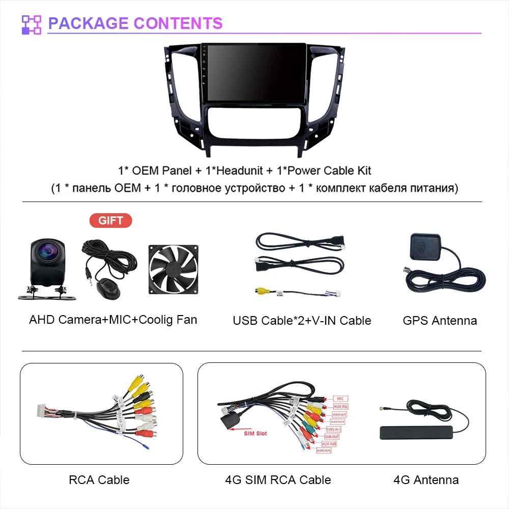 Pantalla 2K Android 15 con CarPlay para Mitsubishi L200 2015-2019 - imagen 2