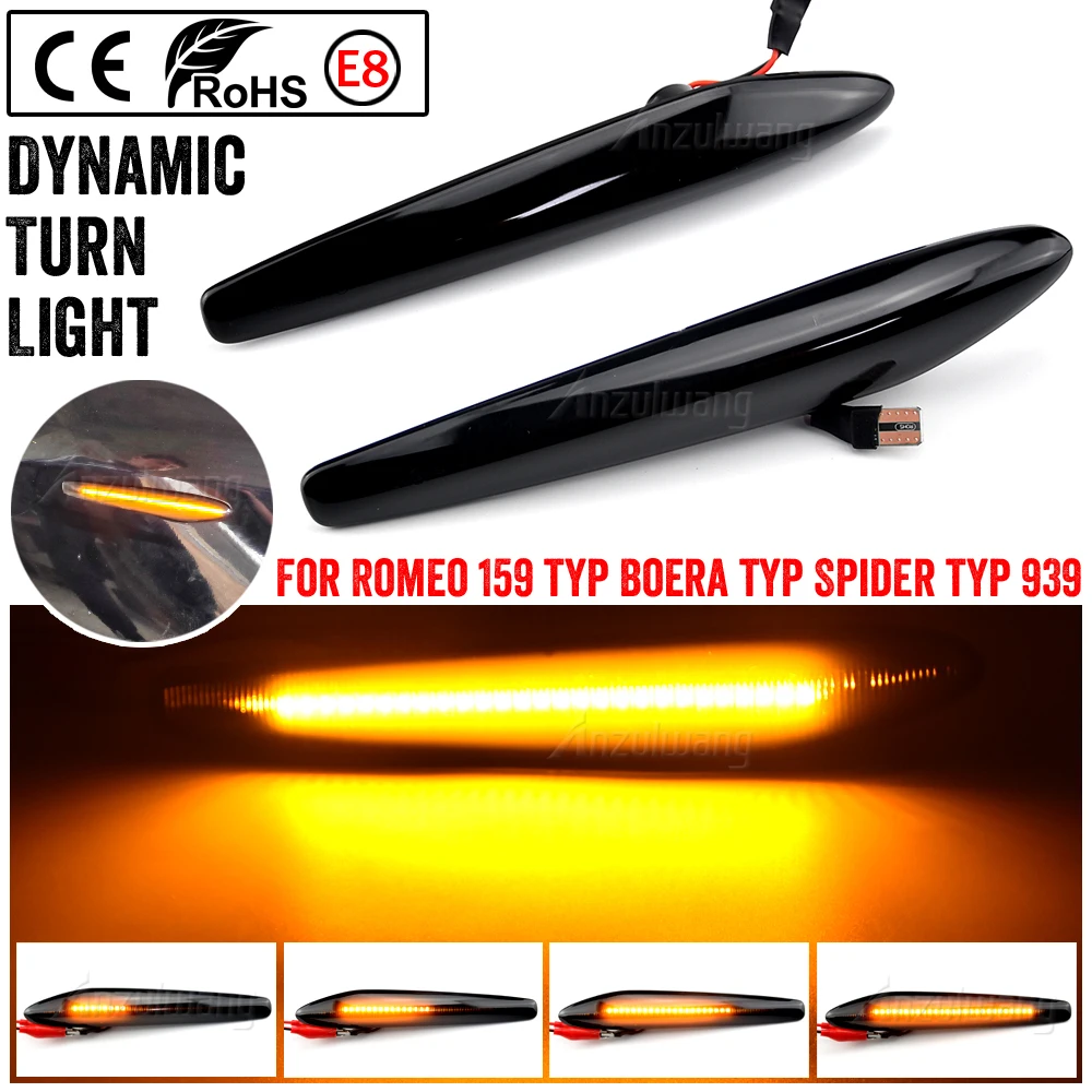 Intermitente LED secuencial dinámico Alfa Romeo 159 Brera Spider 939 - imagen 5