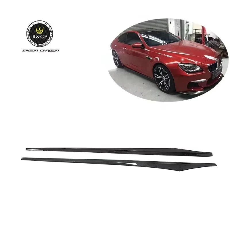 Vor faldas laterales fibra de carbono para BMW M6 F06 F12 F13