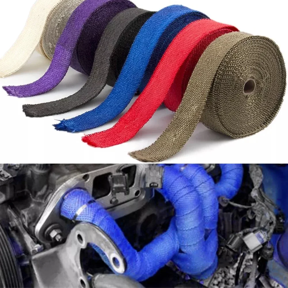 Cinta térmica de fibra de vidrio para escape – coche y moto