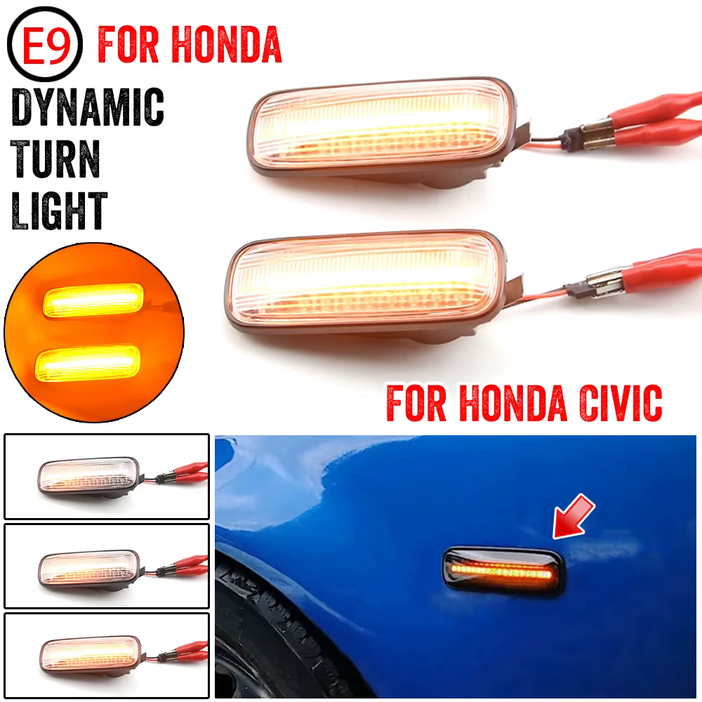 Conjunto de dos luces LED de señal lateral