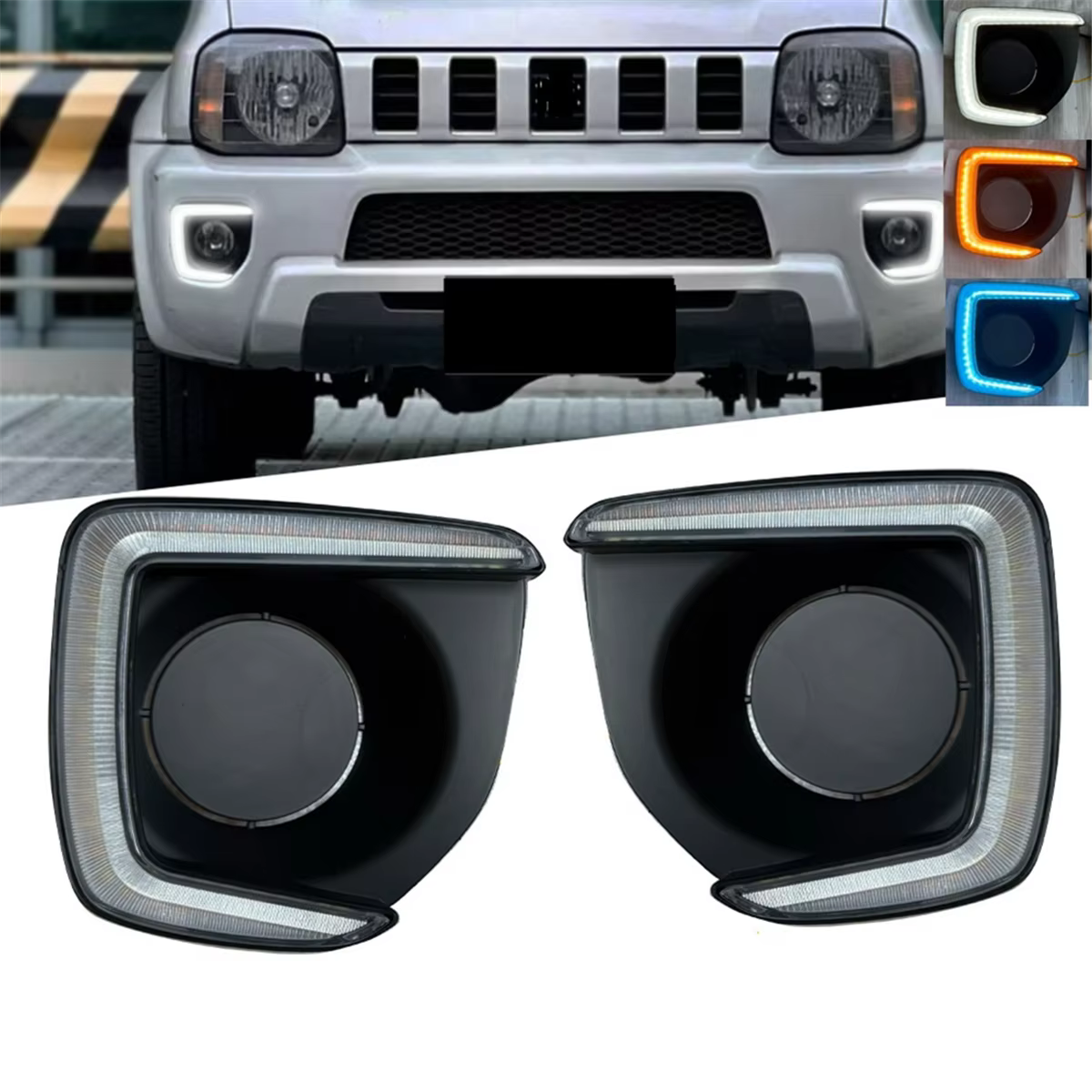 Luces diurnas LED con antiniebla e intermitente para Suzuki Jimny - imagen 5