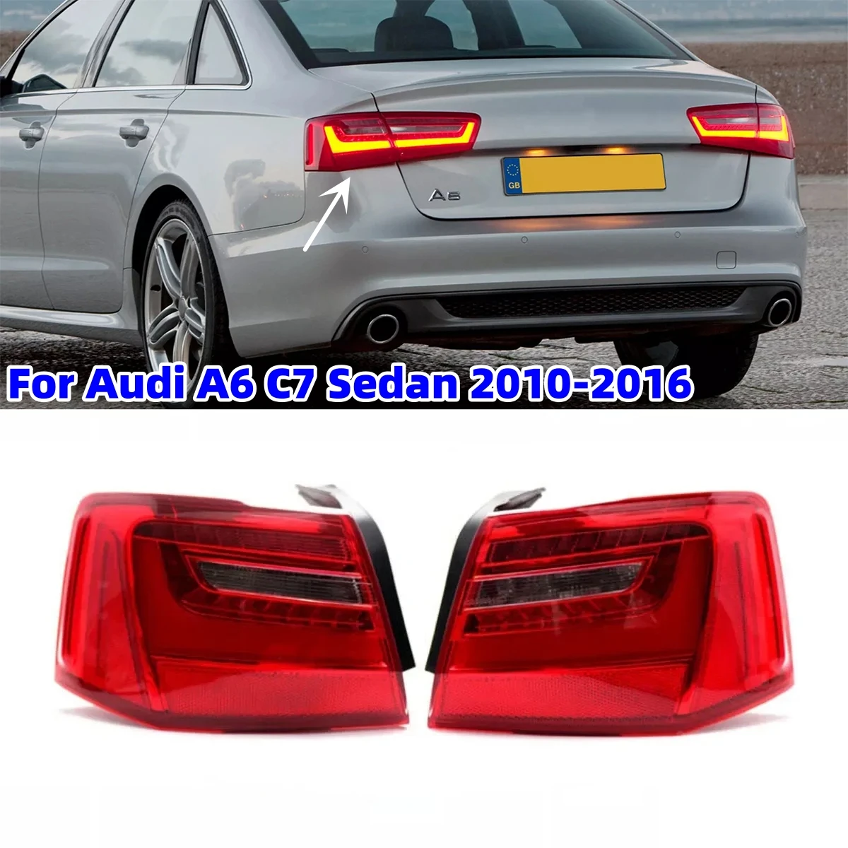 Audi 4G5945093A Luz trasera LED de freno - A6 C7 2012-2016 - imagen 2