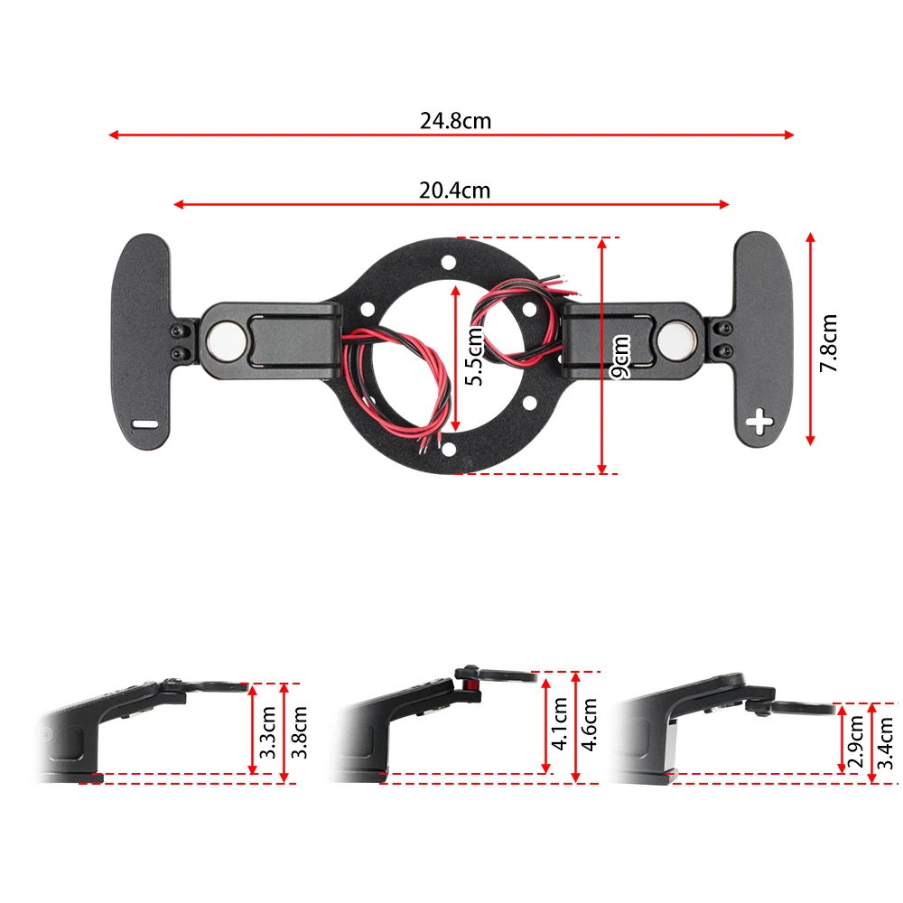 Paletas cambio magnéticas volante Logitech G29 G27 G920 Thrustmaster - imagen 2