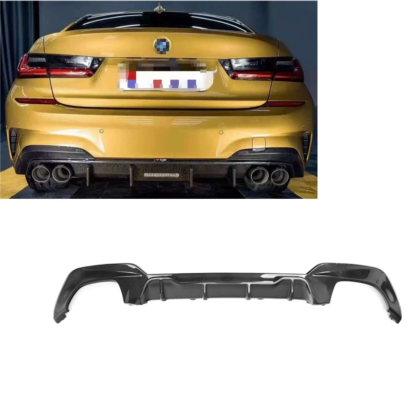 Difusor trasero de fibra de carbono para BMW Serie 3 G20/G28 2019+ - imagen 2