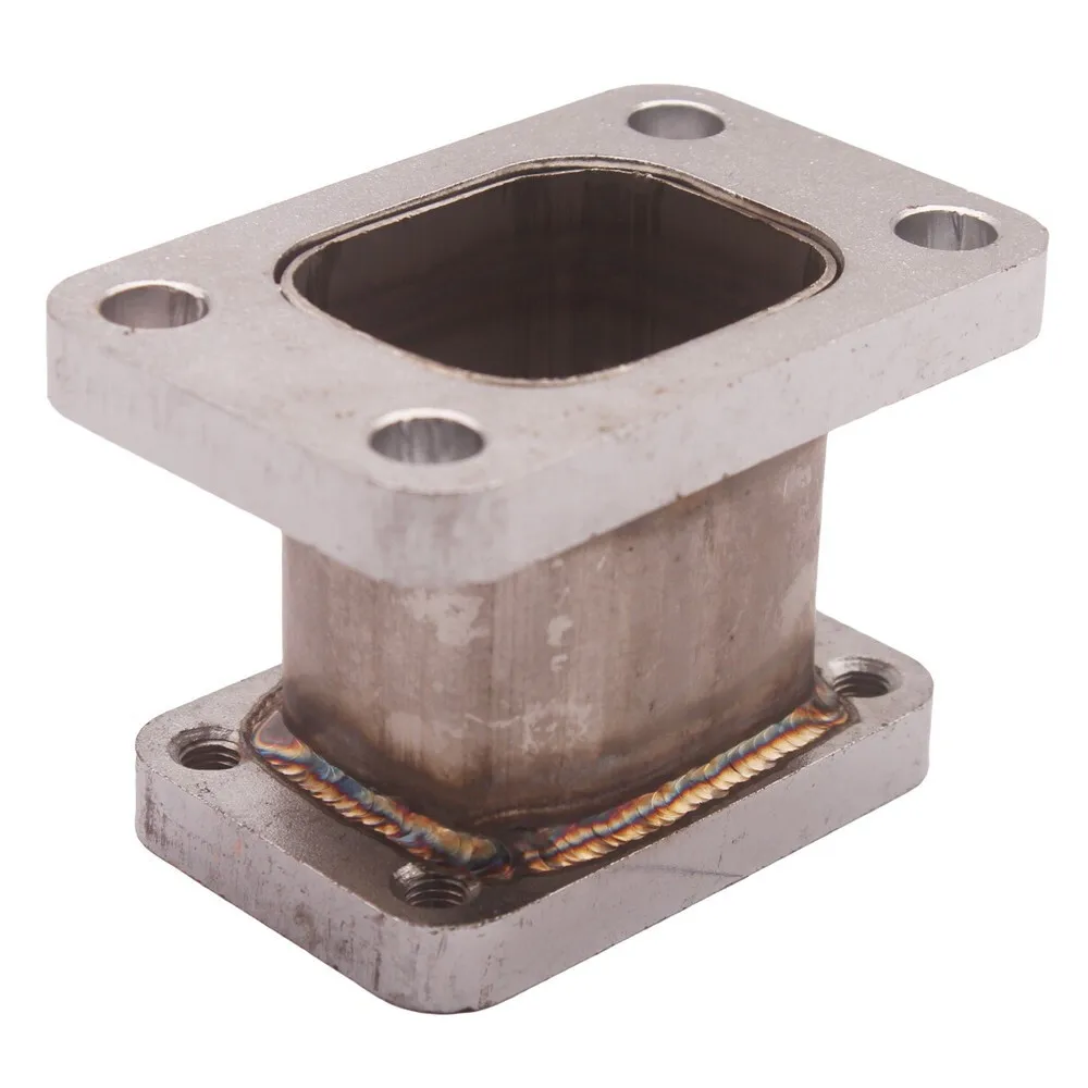 Brida adaptadora de escape para turbo T25/T2 a T3 en acero inoxidable - imagen 2