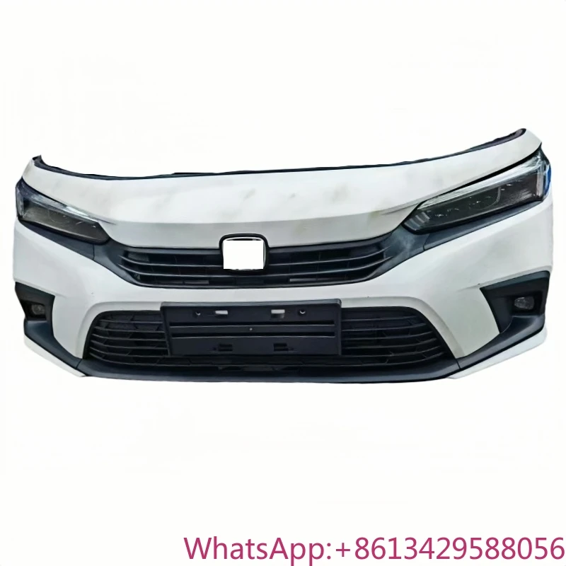 Para Honda Civic, kit de carrocería de parachoques delantero, reemplazo de condición de plástico para actualización con recortes de luz antiniebla