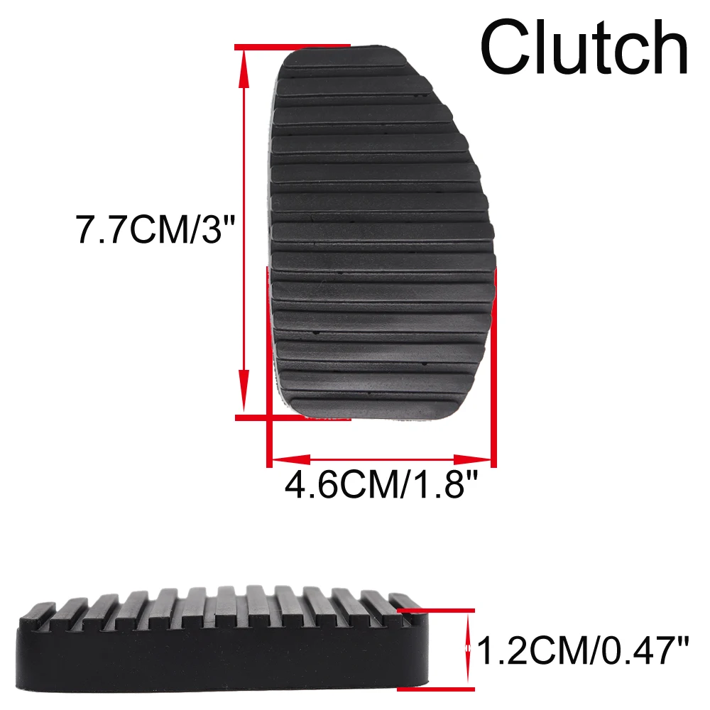 Cubrepedales de goma para freno y embrague – Fiat Panda 141 Mk1 - imagen 4