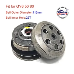Kit embrague GY6 115 mm 22T - Scooter 50-80 cc 139QMB