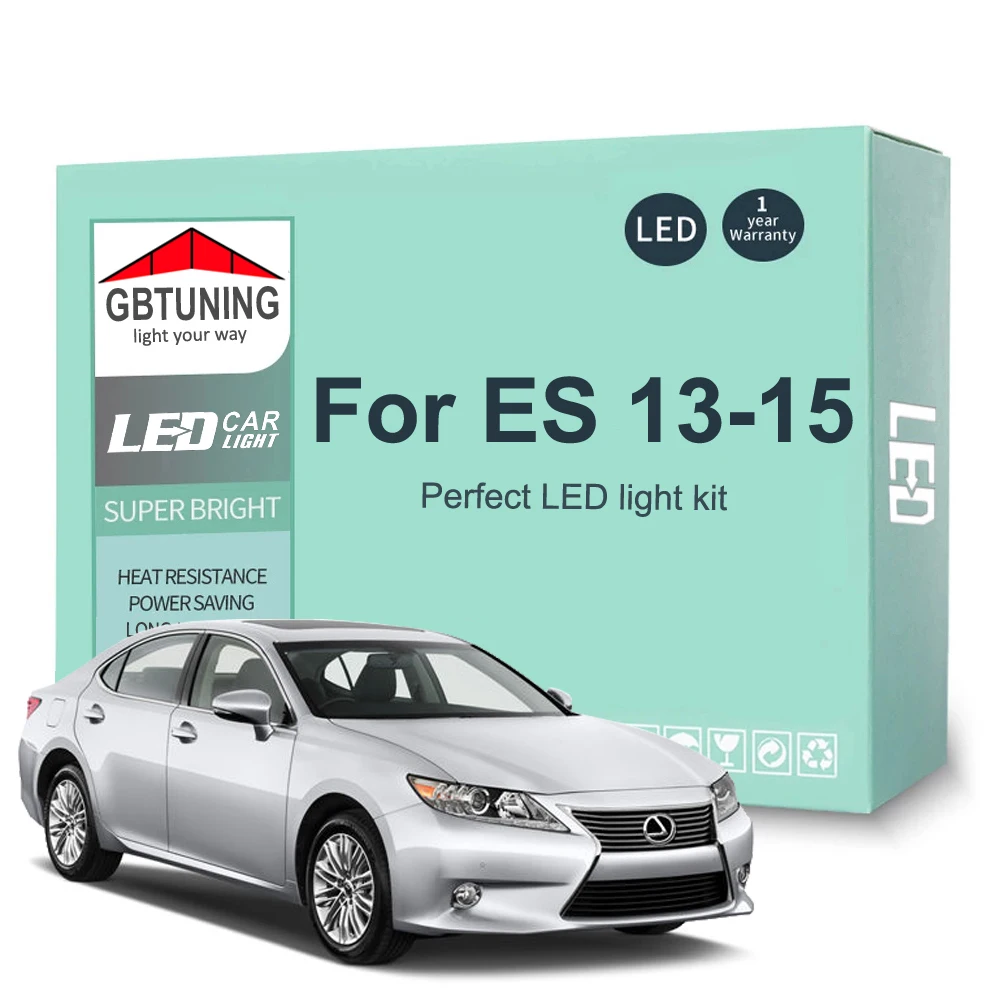 Bombillas LED Canbus interior para Lexus ES 350 300h 250 (2013-2015)