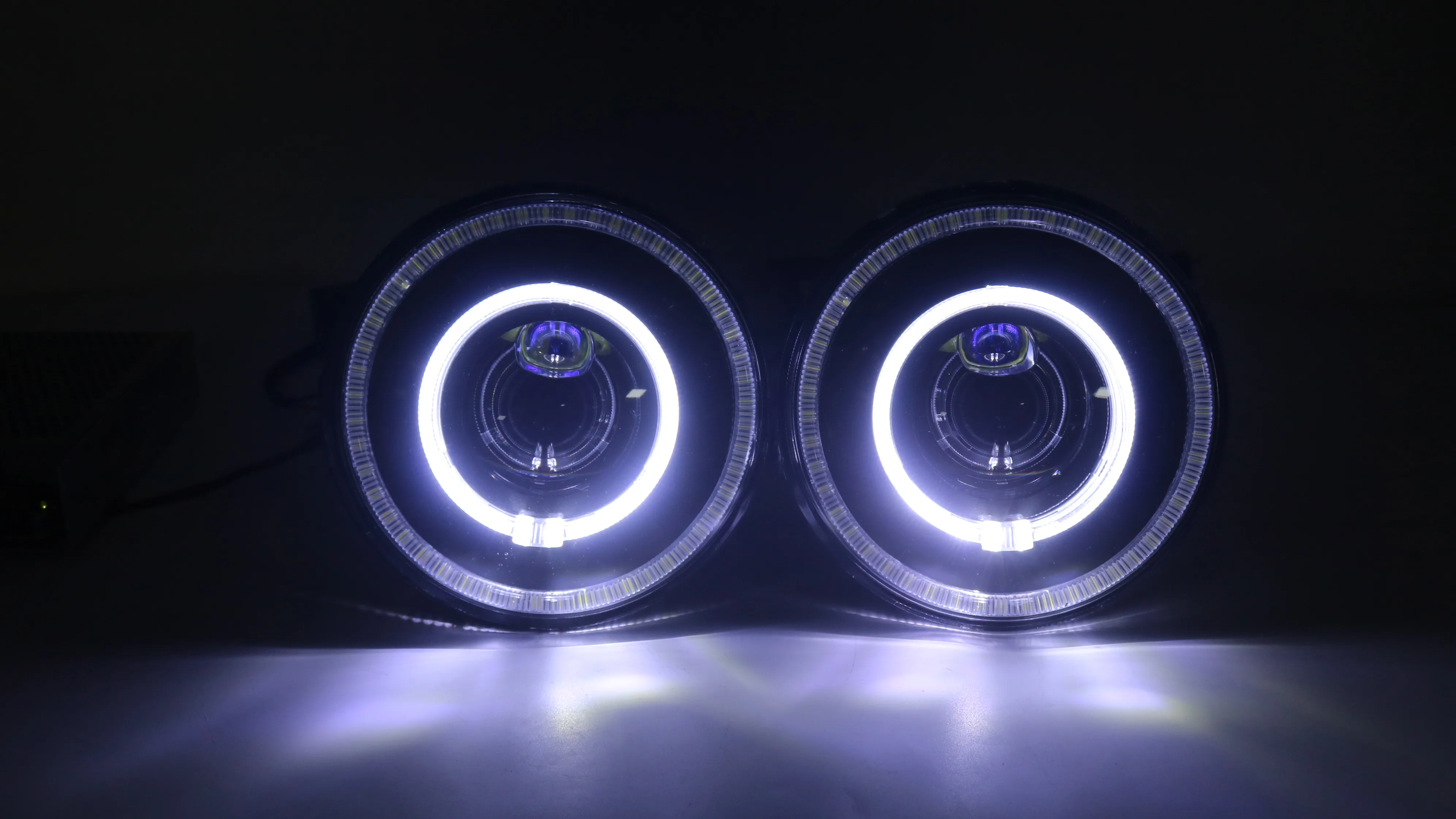 Faro LED Sanvi de 7 pulgadas personalizable para Jeep 12 V - imagen 4