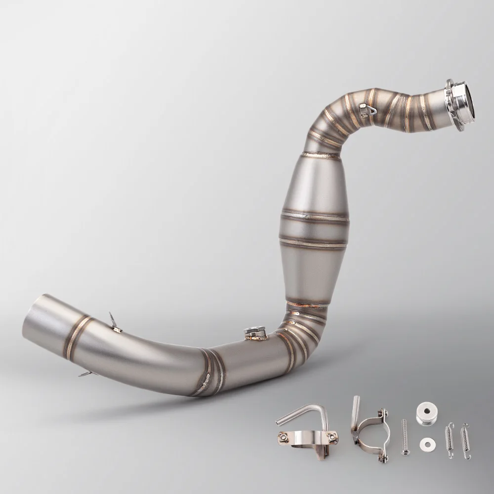 Codo escape DB Slip-on con silenciador carbono para BMW G310R - imagen 3