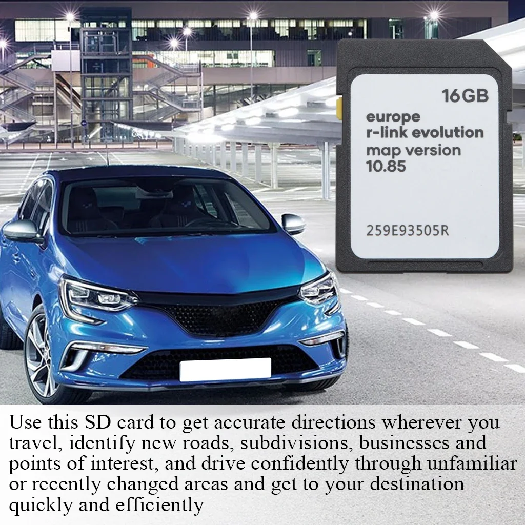 Tarjeta SD Carminat 16GB mapa Europa Renault - imagen 5