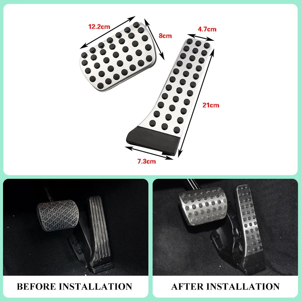 Kit de cubiertas para pedales sin taladrar para Mercedes-Benz C, E y GLA - imagen 2