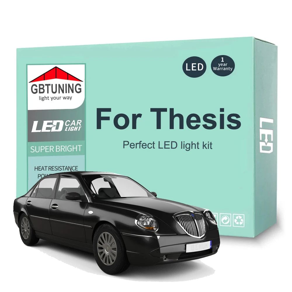 Kit de bombillas LED para interior de Lancia Thesis (2002-2009)