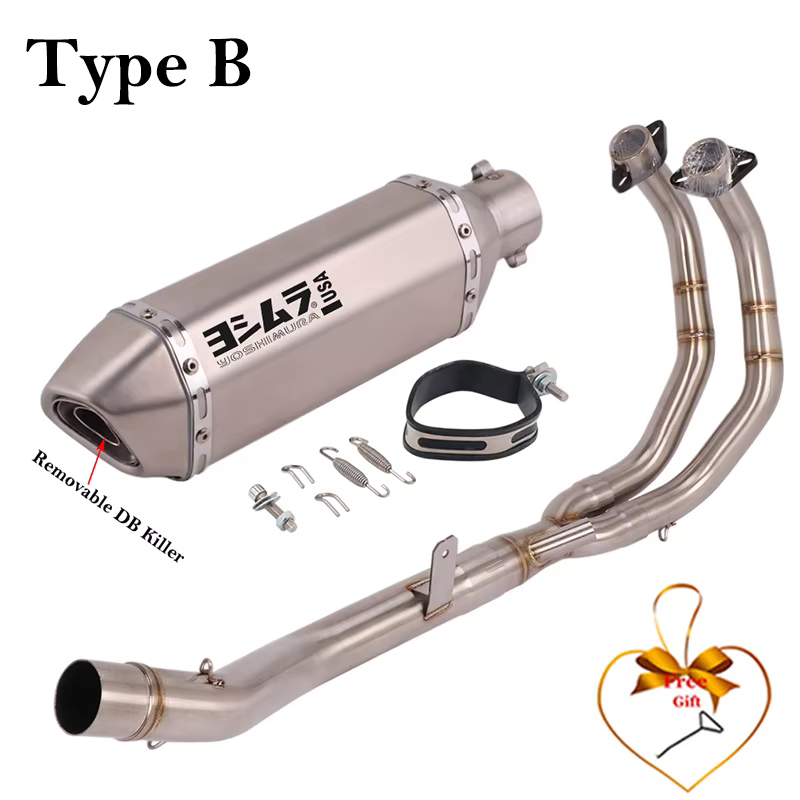 Sistema de escape completo DB Killer para Honda CBR500 y CB500 - imagen 4