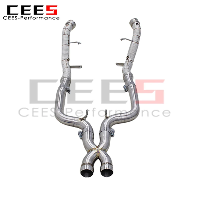 Tubos de escape acero inoxidable Cees Mercedes S65 AMG W222 V12 - imagen 2