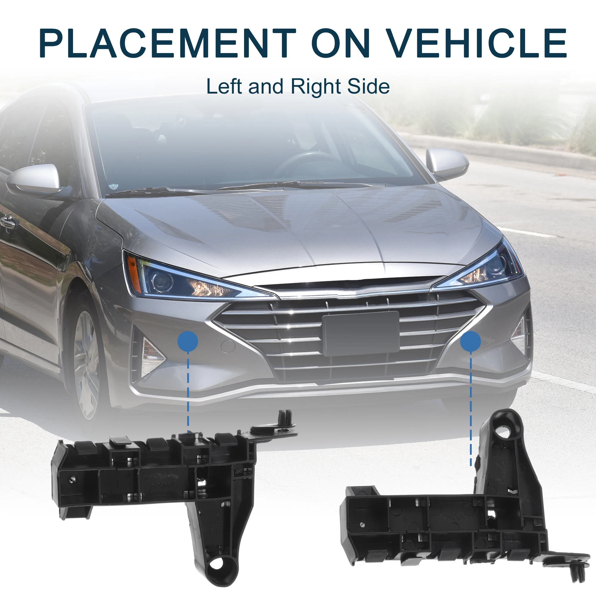 UXCELL Soporte paragolpes Honda Jazz 71198TG0T01 - imagen 3
