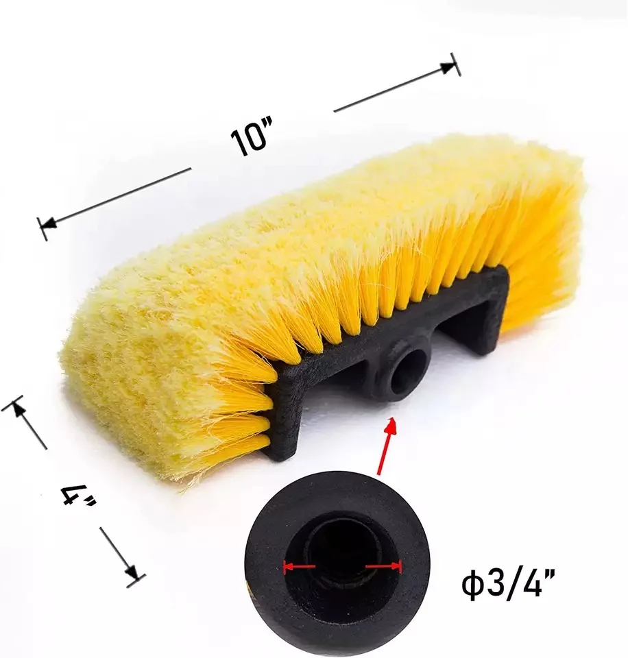 Limpiaparabrisas telescópico con spray y cepillo largo para coche - imagen 5