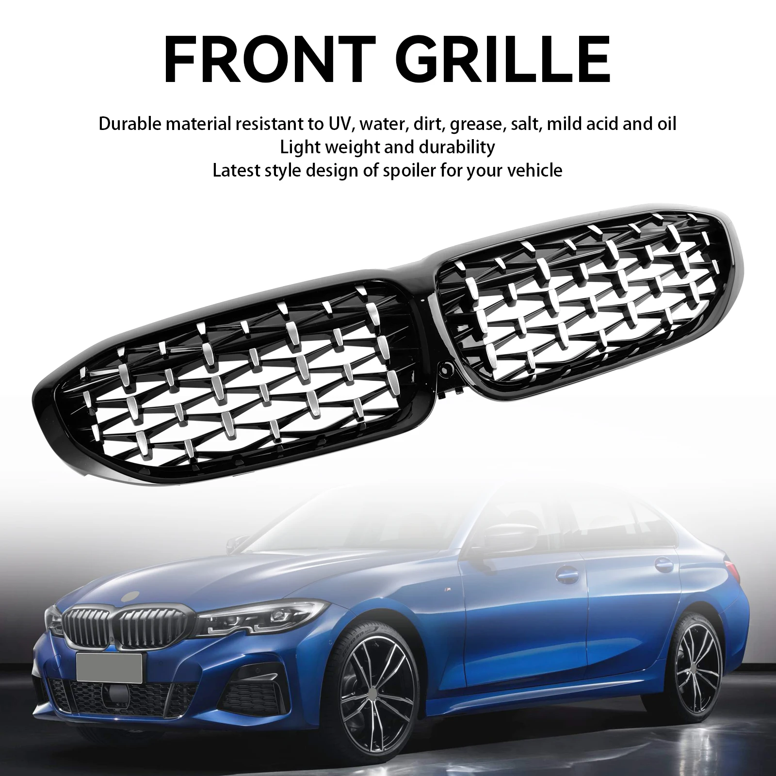 Parrilla riñón BMW 51138072085 para Serie 3 G20 2019-2022 - imagen 3