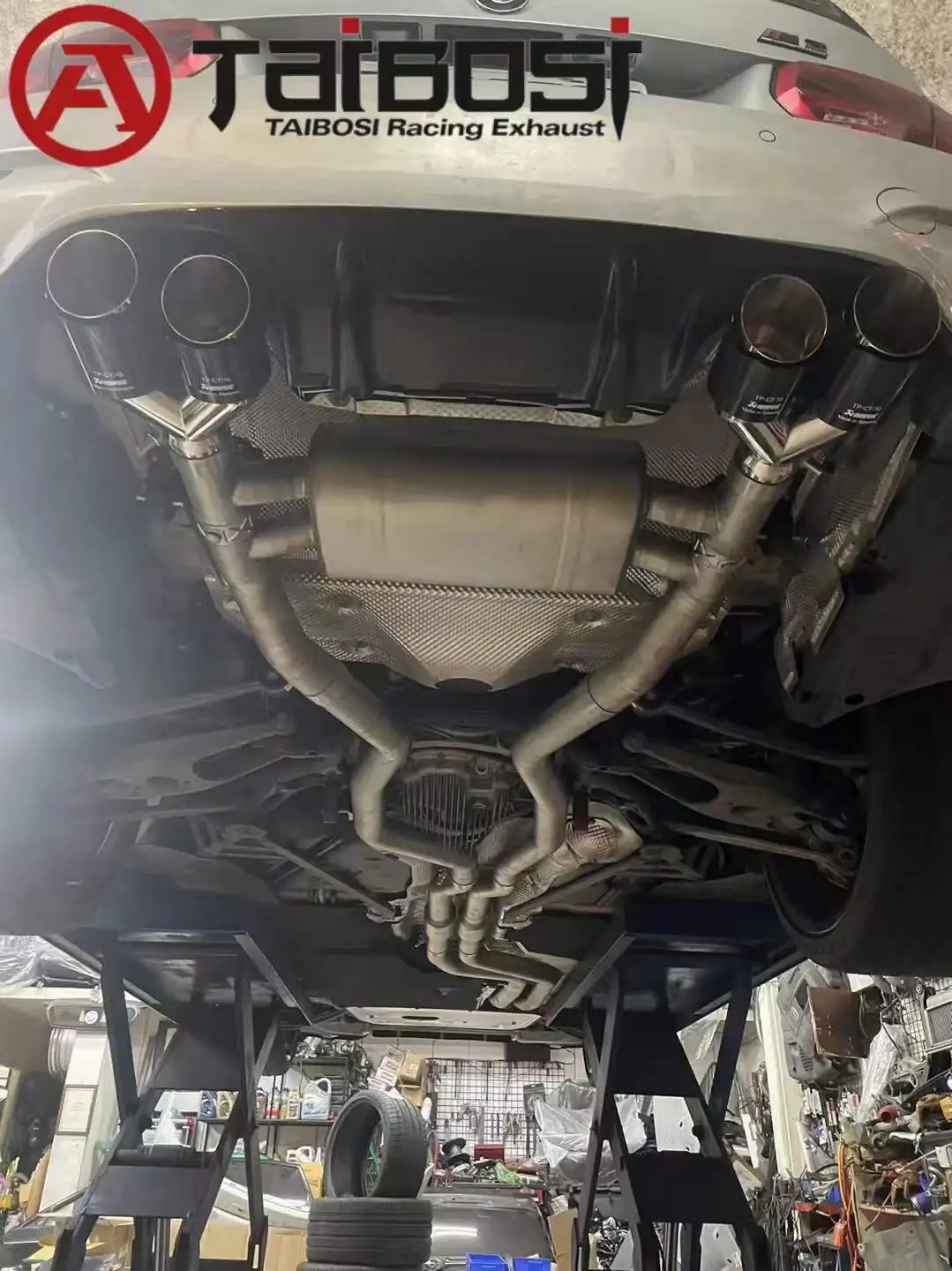 Escape Catback Taibosi Racing BMW M3 F80 M4 F82 3.0T - imagen 5