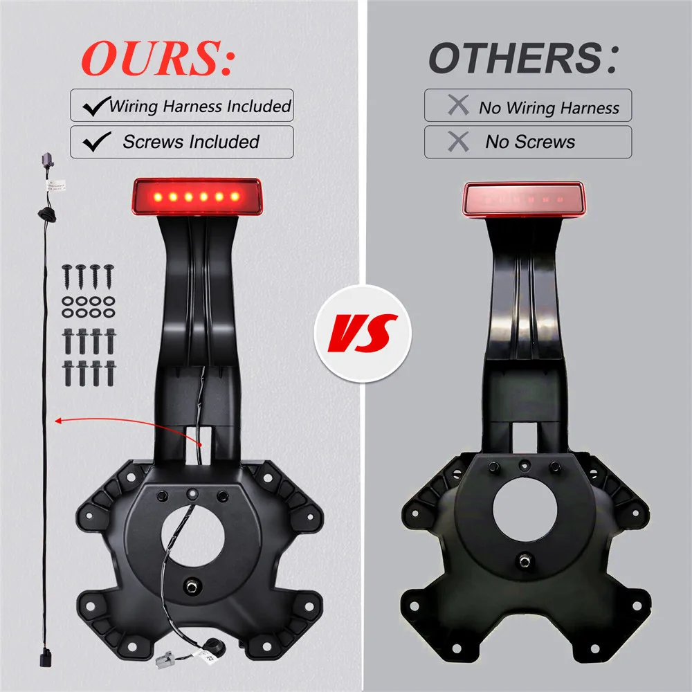 55397217AJ Soporte de rueda de repuesto con cableado para Jeep Wrangler JK - imagen 2
