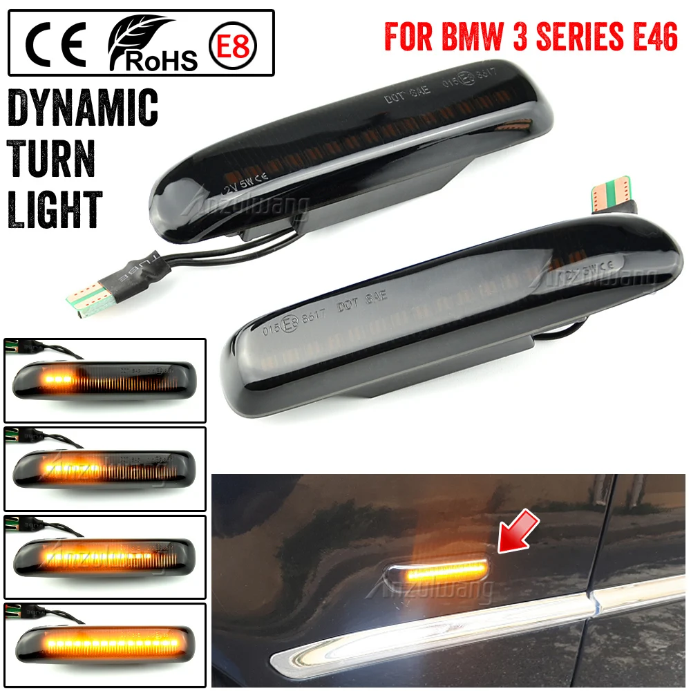 Luz LED lateral BMW E46 posición sedan coupe 1997-2001 - imagen 3