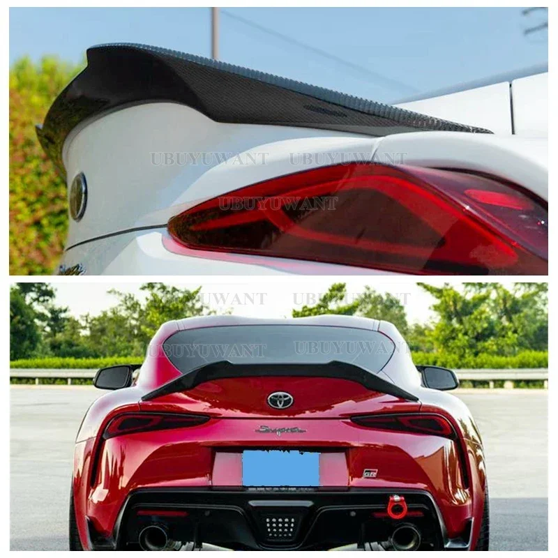 Alerón trasero V fibra de carbono – Toyota Supra A90 MK5 tuning deportivo - imagen 4