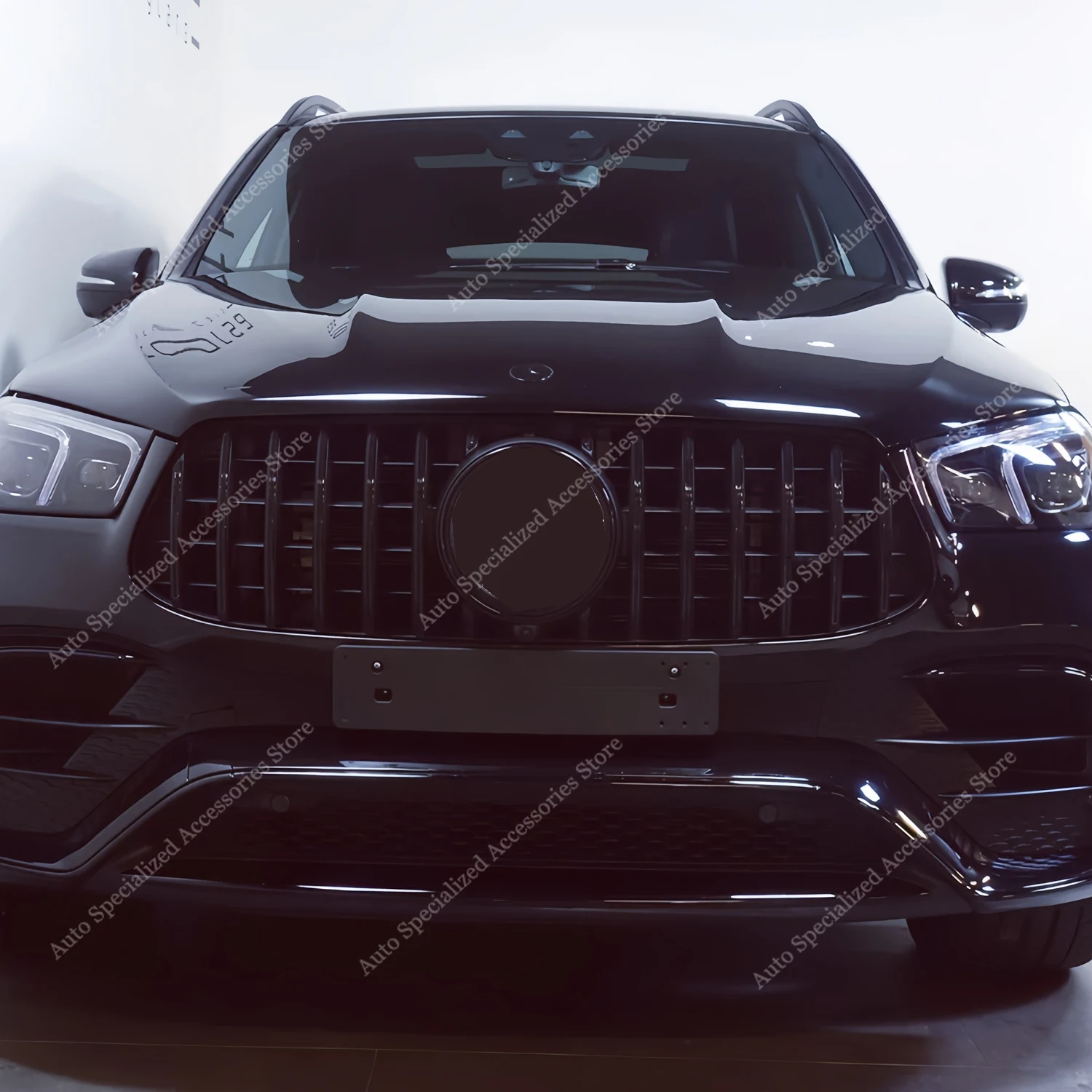 Bodykit paragolpes Mercedes GLE W167 AMG-line 2020-2023 negro brillante - imagen 2