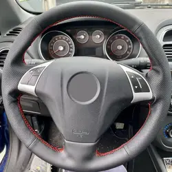Cubierta de cuero para volante Fiat Bravo y Opel Combo 2012-2018
