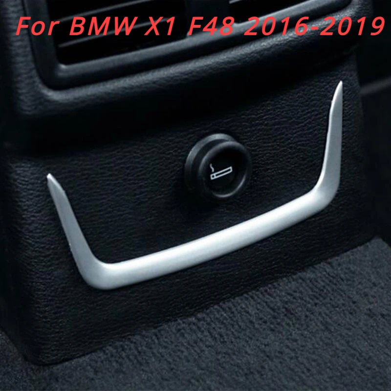 Etiqueta engomada del encendedor de cigarrillos trasero para BMW X1 F48 2016 2017 2018 2019