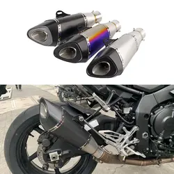 Silenciador universal R11 para moto, entrada 36-51/61 mm