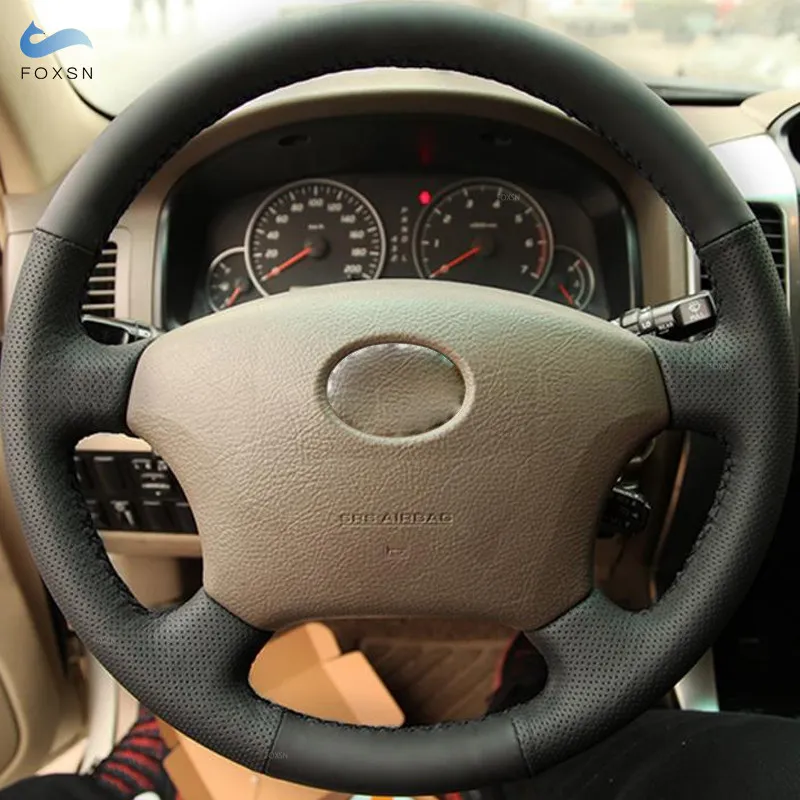 Funda volante cuero negro – Toyota Land Cruiser Prado 120