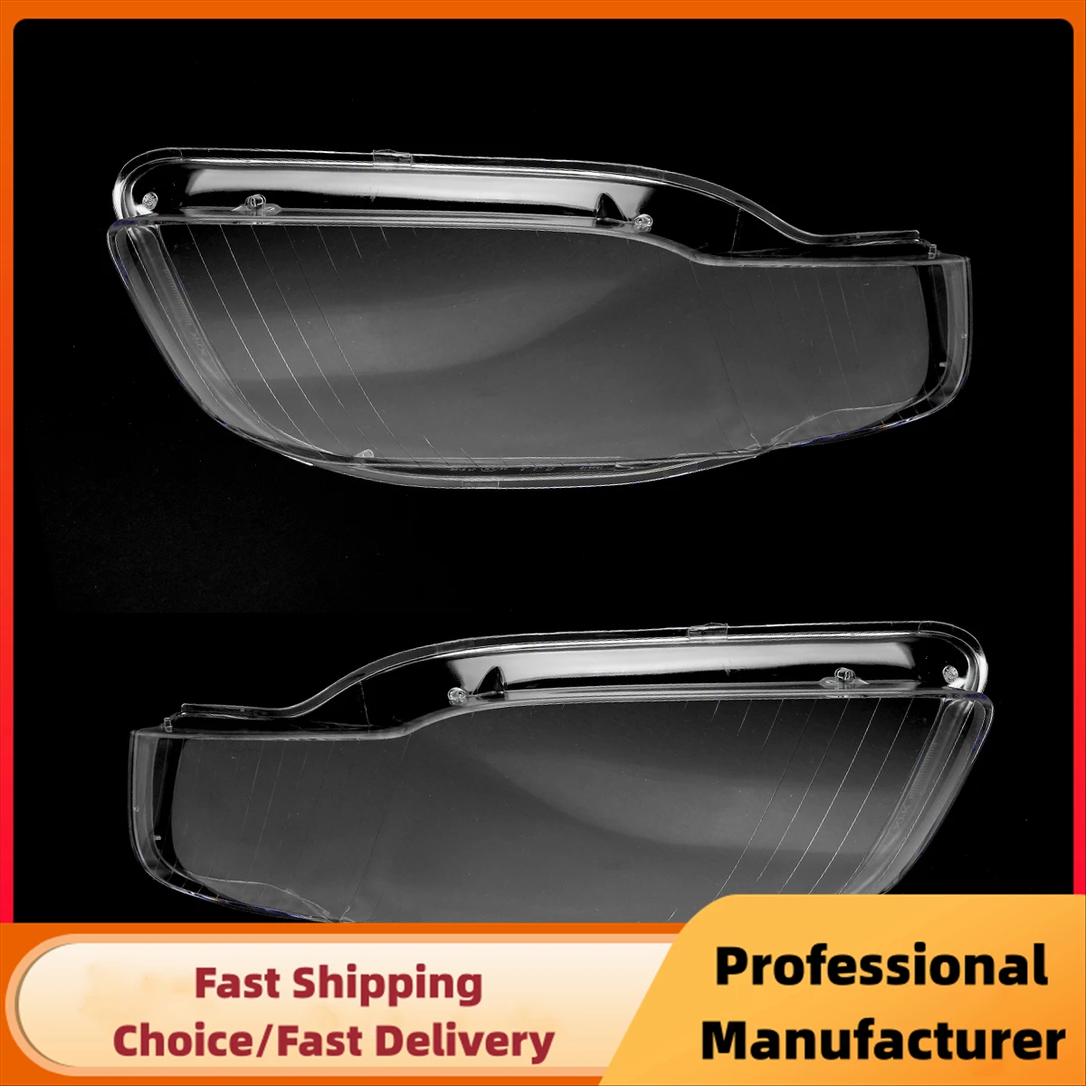 Tulipa transparente de faro para Audi A4 B7, S4 y RS4 - imagen 2