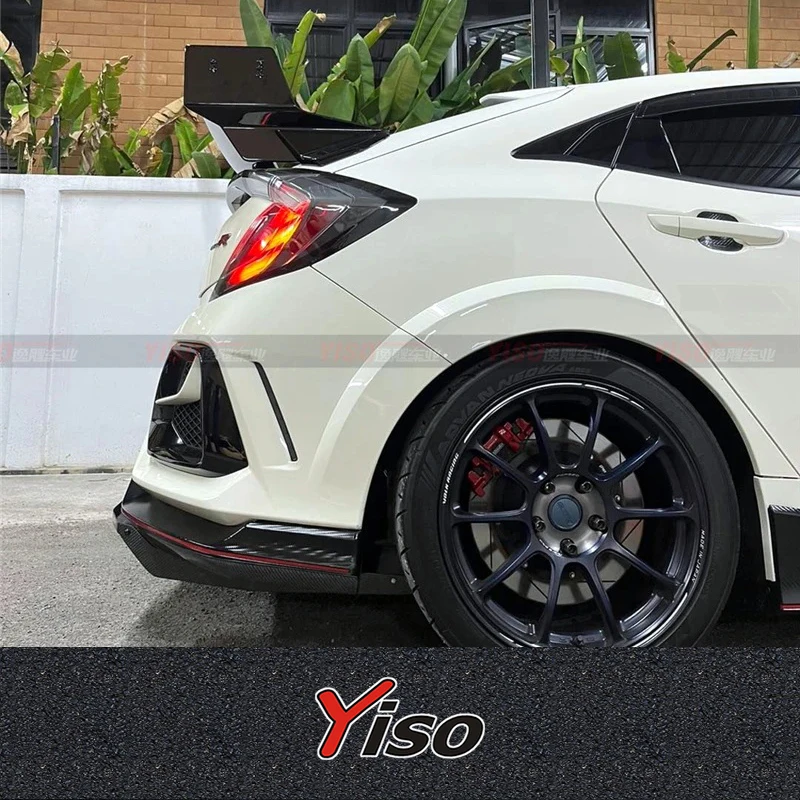 Alerón trasero ABS efecto carbono Honda Civic Type R FK8 2016-2021 - imagen 4