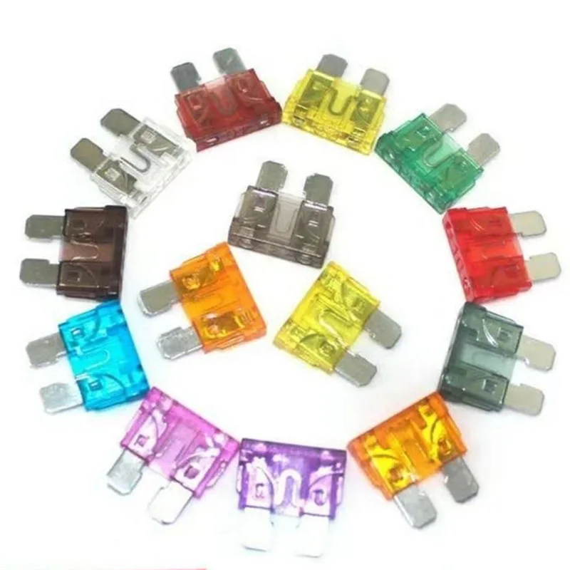 Amperios para coche, accesorio para Fiat Punto 120, Palio, Renault Megane 2 3, Duster, SEAT Ibiza, Leon, Toledo, 500, uds, 5A, 10A, 15A, 20A, 25A, 30A