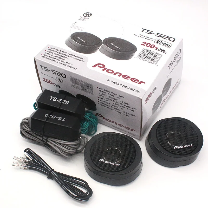 Tweeter S20 de puerta frontal para coche – altavoz de agudos de alta calidad