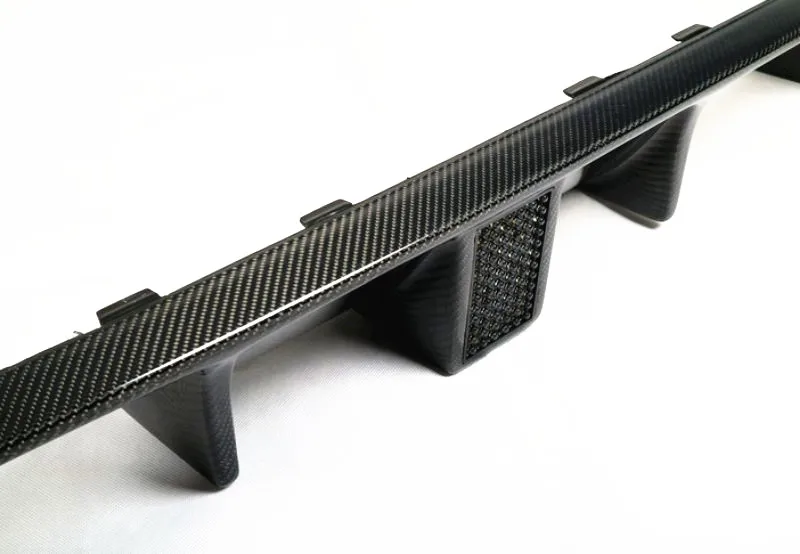 Difusor trasero de fibra de carbono con LED para BMW M3/M4 F80/F82 - imagen 4