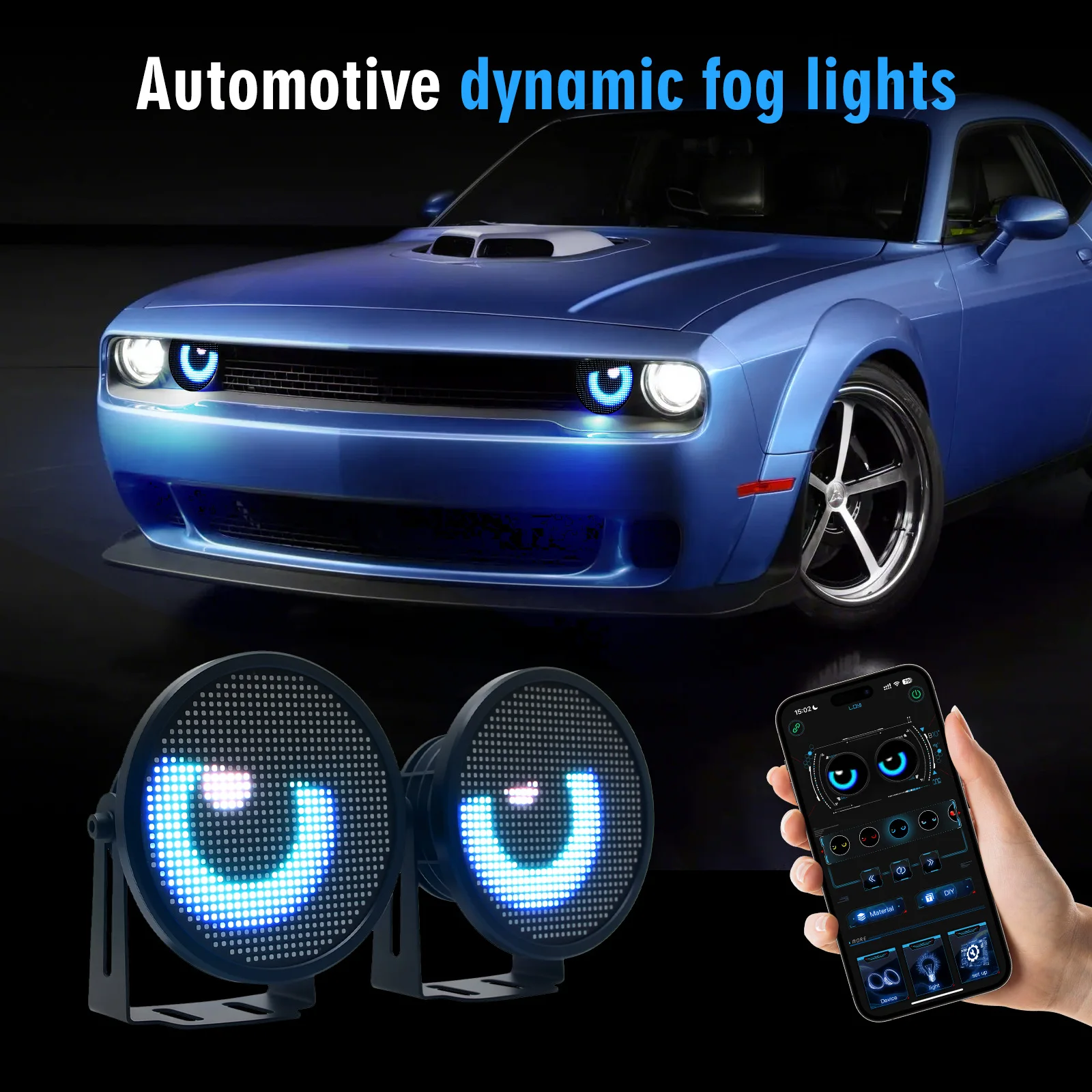 Kit luces Demon Eye LED con luz diurna y efectos parpadeantes – Coche - imagen 2